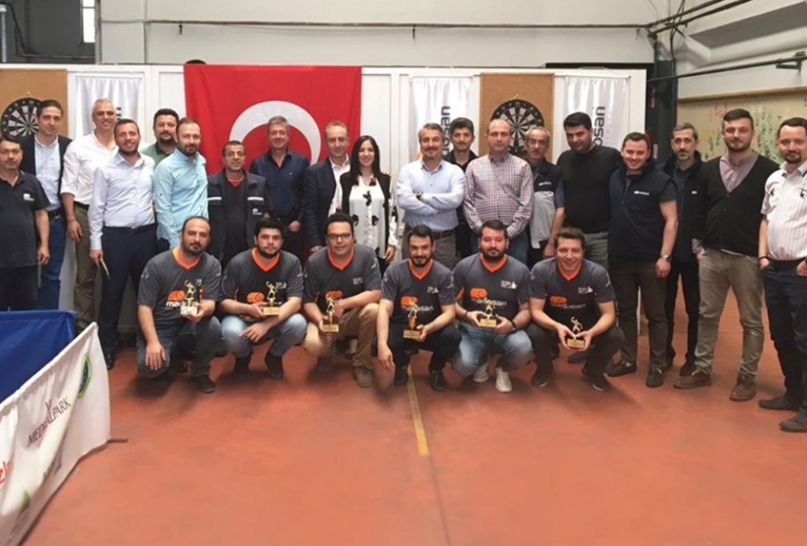 Champions Burak Yaşar & Kayhan Vatansever at Madosan Table Tennis Tournament