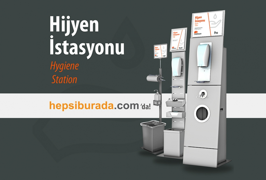 Madosan's Hygiene Stations available on Hepsiburada.com.