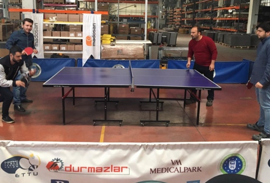 Exciting start of the 2nd Madosan Doubles Table Tennis Tournament