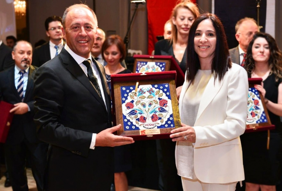 Mrs. Sevgi Saygın with Entrepreneur Award