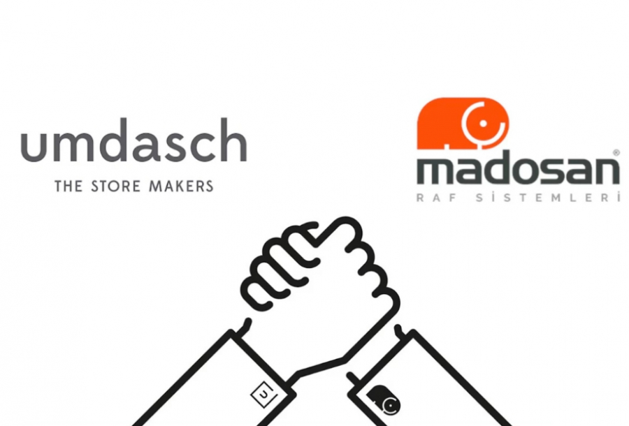 umdasch and Madosan logos together, symbolizing their union