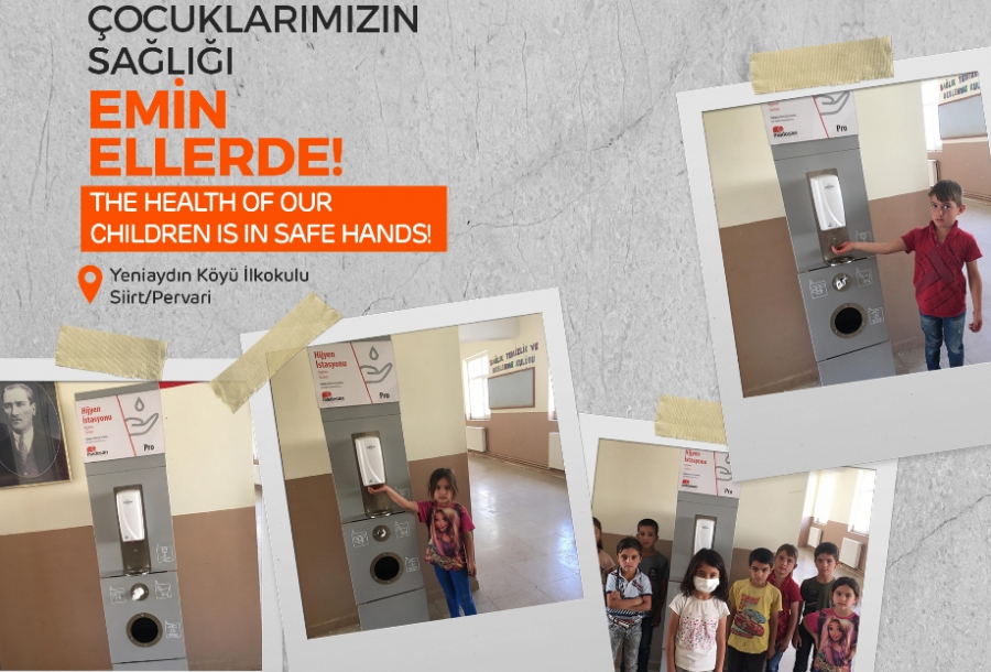 Madosan's Hygiene Station installed at Yeniaydın Village Primary School